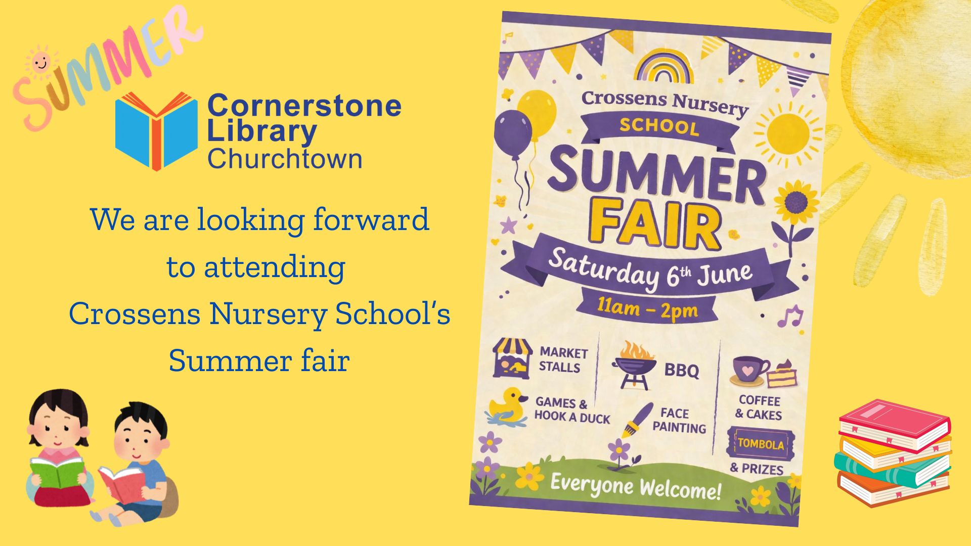 6/6/2026 – Crossens Nursery School Summer Fair