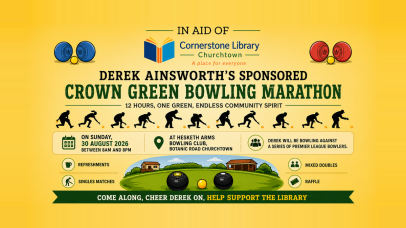 Derek’s Bowls Marathon for the library