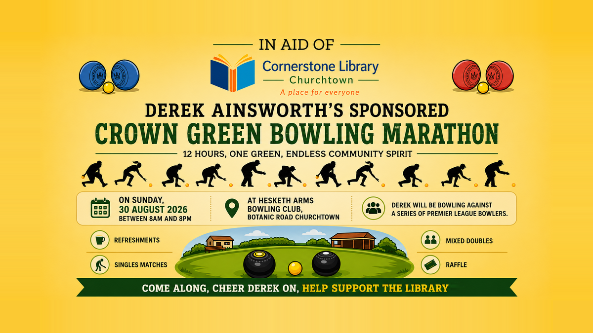 Derek’s Bowls Marathon for the library
